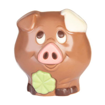 Hans Brunner Hand-Moulds - Pig "Lucky" - HB-8096-PC - Dimensions: Length: 50 mm