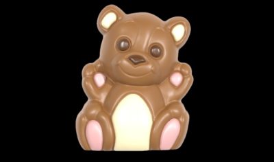Hans Brunner Hand-Moulds - Bear "Bruno" - HB-8182-PC - Dimensions: Length: 90 mm
