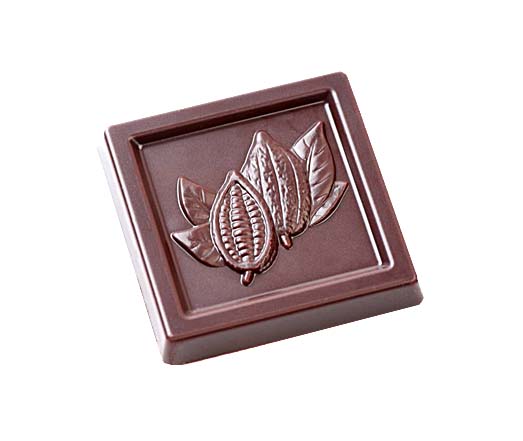 Hans Brunner Frame-Moulds - Napolitain with cocoa pod - HB-9015-S - Dimensions: Length: 32 mm