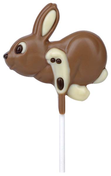 Hans Brunner Frame-Moulds - Running Rabbit Lolly - HB-9023-S - Dimensions: Length: 65 mm