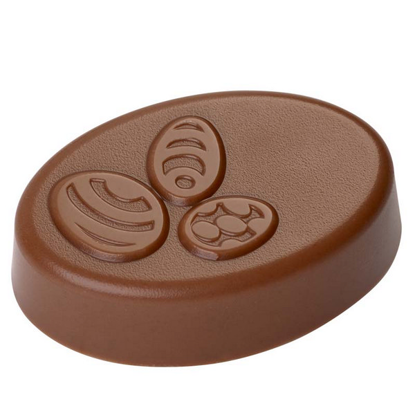 Hans Brunner Frame-Moulds - Oval praline Easter "eggs" - HB-9032-S - Dimensions: Length: 40 mm