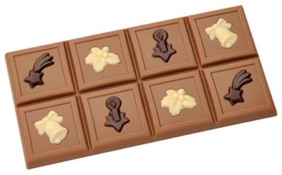 Hans Brunner Frame-Moulds - Tablet "Christmas" - HB-9045-S - Dimensions: Length: 140 mm