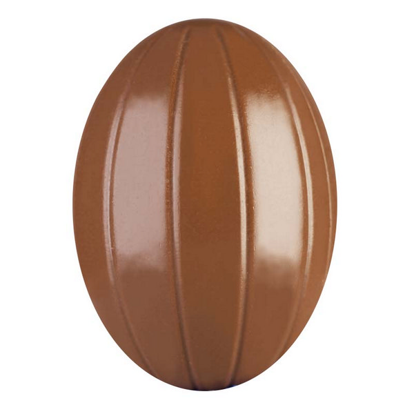 Hans Brunner Frame-Moulds - Symmetrical egg with lines - HB-9046-SC - Dimensions: Length: 34 mm