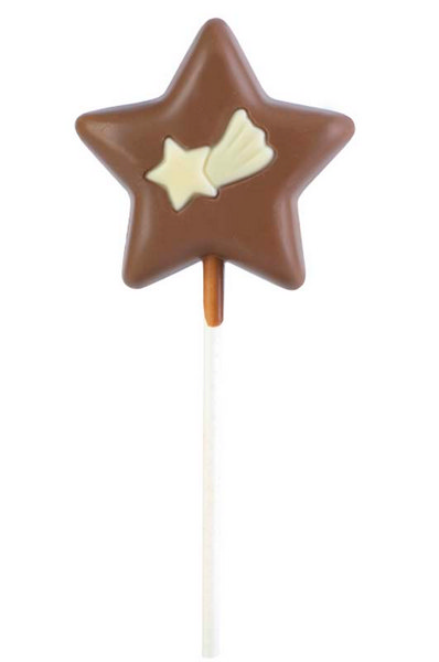 Hans Brunner Frame-Moulds - Lolly Christmas "Star at star" - HB-9049-PC - Dimensions: Length: 57.5 mm