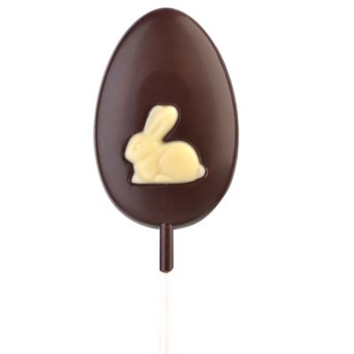 Hans Brunner Frame-Moulds - Lolly Egg with Rabbit - HB-9050-PC - Dimensions: Length: 66 mm
