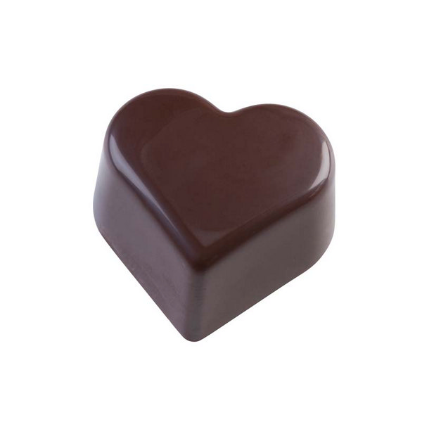 Hans Brunner Frame-Moulds - Mini Heart Praline - HB-9083-S - Dimensions: Length: 23.6 mm