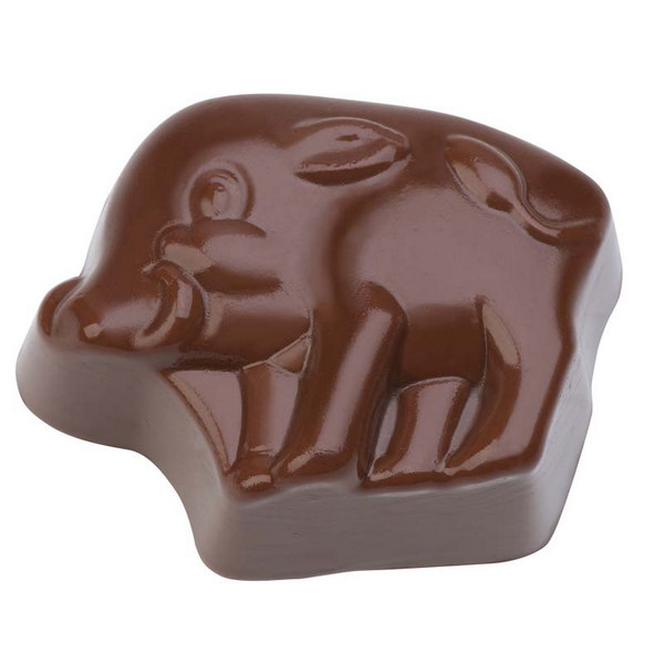 Hans Brunner Frame-Moulds - Praline "Wild boar" - HB-9103-PC - Dimensions: Length: 36.1 mm