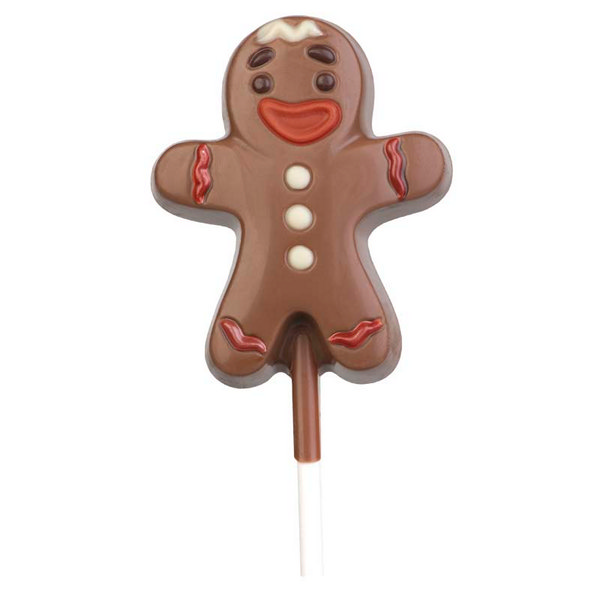 Hans Brunner Frame-Moulds - Lolly Gingerbread Man "Pfeffi" - HB-9107-PC - Dimensions: Length: 60 mm