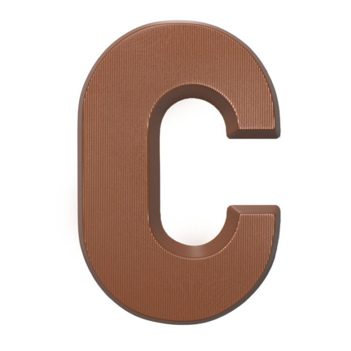 Hans Brunner Frame-Moulds - "Letter C" - HB-9155-C - Dimensions: Length: 175 mm