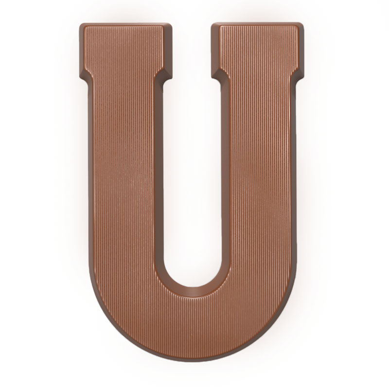 Hans Brunner Frame-Moulds - "Letter U" - HB-9155-U - Dimensions: Length: 175 mm