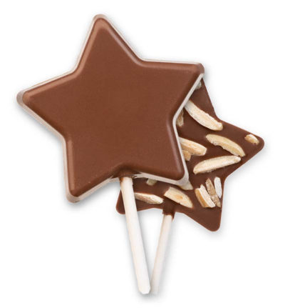 Hans Brunner Frame-Moulds - Lolly "Star" - HB-9159-PC - Dimensions: Length: 60 mm