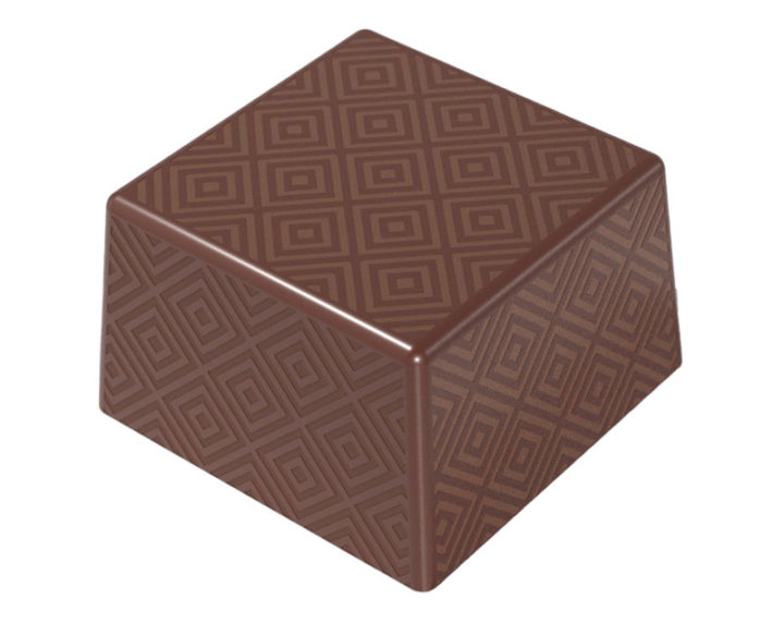 Hans Brunner Frame-Moulds - Square-praline "Koani" - HB-9174-S - Dimensions: Length: 25 mm