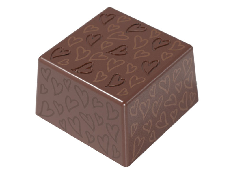 Hans Brunner Frame-Moulds - Square-praline "Valena" - HB-9175-S - Dimensions: Length: 25 mm