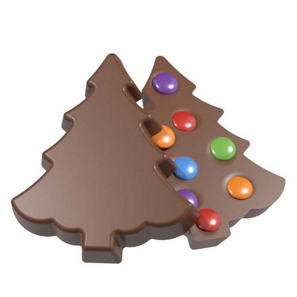 Hans Brunner Frame-Moulds - Flat "Christmas tree" - HB-9176-PC - Dimensions: Length: 71 mm