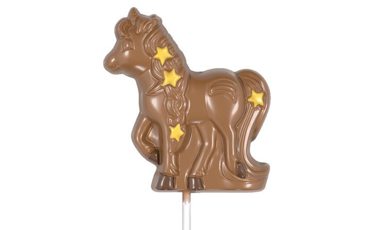 Hans Brunner Frame-Moulds - Lolly Unicorn "Johanna" - HB-9179-PC - Dimensions: Length: 66 mm
