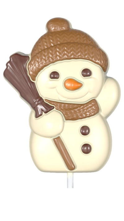Hans Brunner Frame-Moulds - Lolly 'Snowman Finn' - HB-9183-PC - Dimensions: Length: 70 mm
