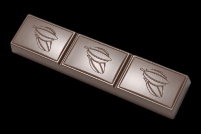 Hans Brunner Frame-Moulds - Bar with cacao pod - HB-9184-PC - Dimensions: Length: 120 mm