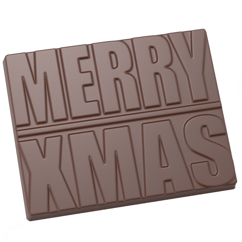 Hans Brunner Frame-Moulds - Tablet "Merry Xmas" - HB-9185-PC - Dimensions: Length: 85 mm