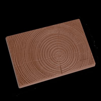 Hans Brunner Frame-Moulds - Small tablet "Timber" - HB-9203-PC - Dimensions: Length: 95 mm