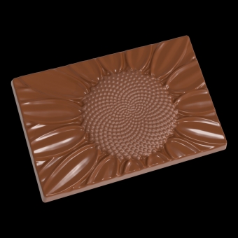 Hans Brunner Frame-Moulds - Small tablet "Sunflower" - HB-9207-PC - Dimensions: Length: 95 mm