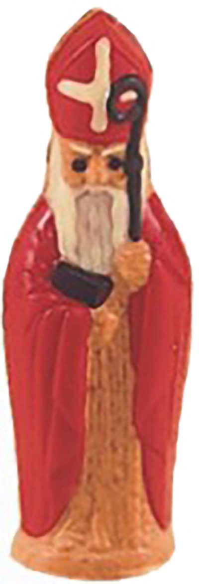 Chocolate World Hollow Figure Moulds - HB161B - Saint Nicholas + Book 110mm - 108.5xN/AxN/Amm