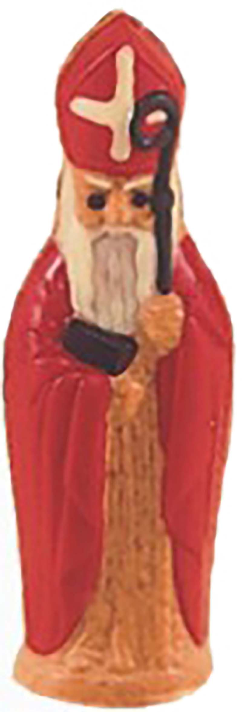 Chocolate World Hollow Figure Moulds - HB161B - Saint Nicholas + Book 110mm - 108.5xN/AxN/Amm