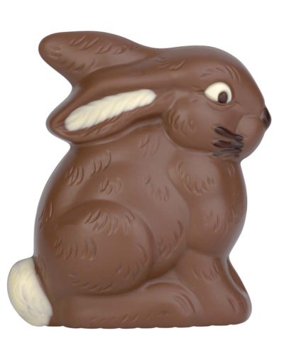 Chocolate World Hollow Figure Moulds - HB406D - Rabbit + Floppy Ears 50mm - 50xN/AxN/Amm