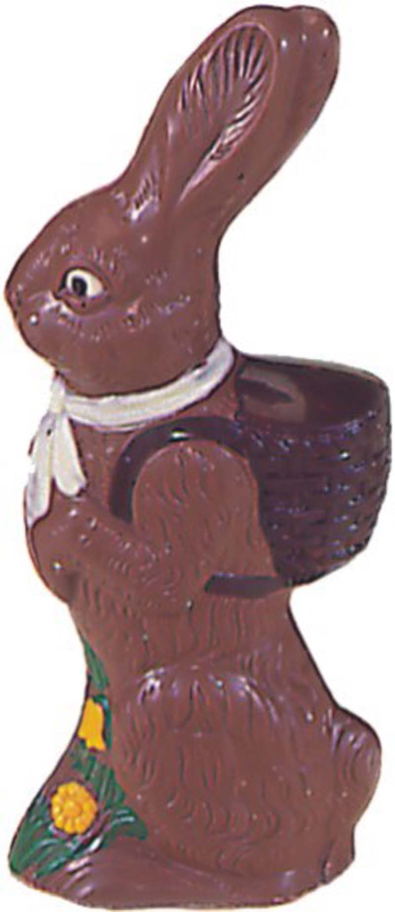 Chocolate World Hollow Figure Moulds - HB435 - Hare + Back Basket 620mm - 620xN/AxN/Amm