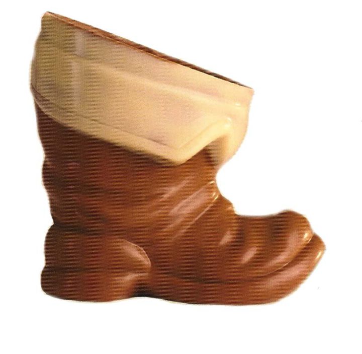 Chocolate World Hollow Figure Moulds - HB503 - Boot Open 100mm - 100x103x70mm