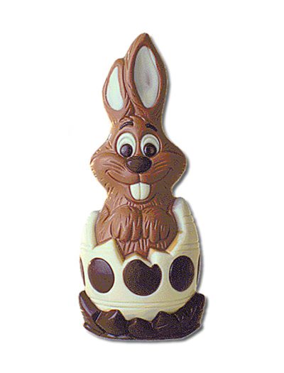 Chocolate World Hollow Figure Moulds - HB559 - Hare + Egg 250mm - 250xN/AxN/Amm