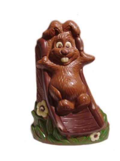 Chocolate World Hollow Figure Moulds - HB561 - Rabbit + Slide 170mm - 170xN/AxN/Amm