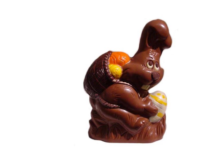 Chocolate World Hollow Figure Moulds - HB565A - Hare + Eggs 140mm - 140xN/AxN/Amm
