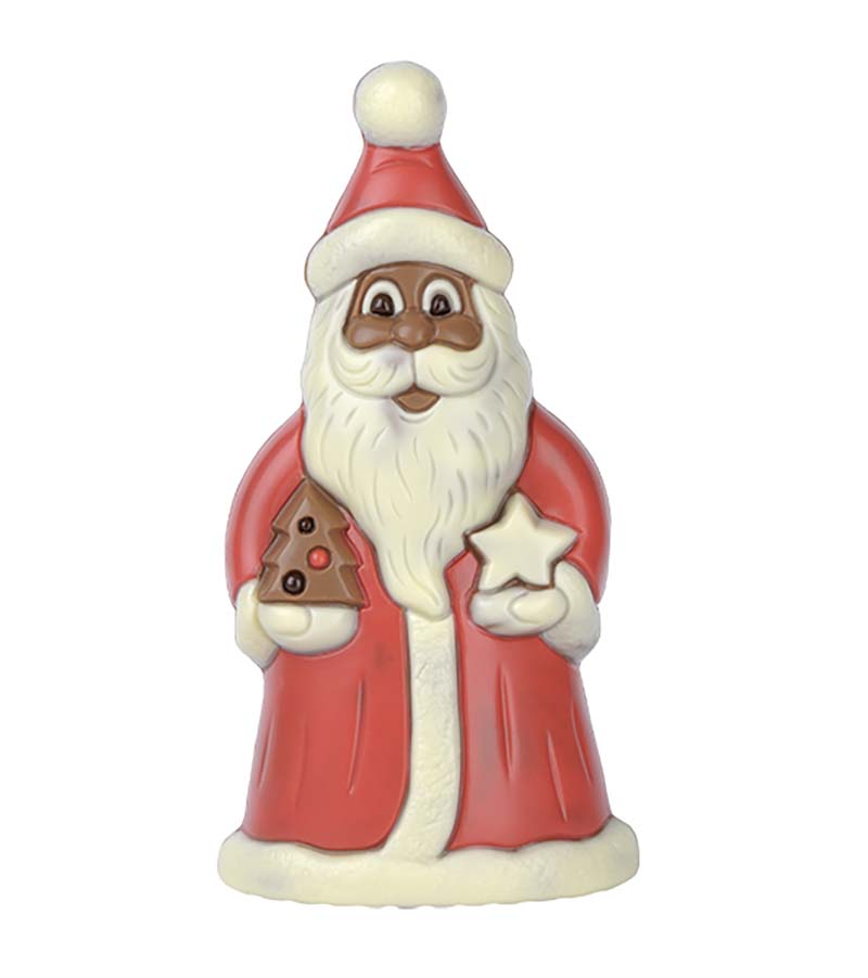 Chocolate World Hollow Figure Moulds - HB8022 - Santa Claus + Star 170mm - 170xN/AxN/Amm