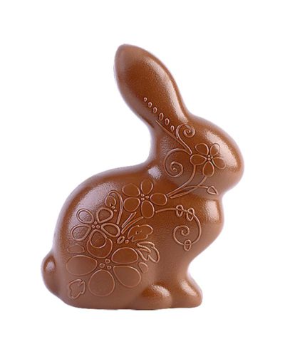 Chocolate World Hollow Figure Moulds - HB8025 - Hippie Rabbit 180mm - 180x145xN/Amm