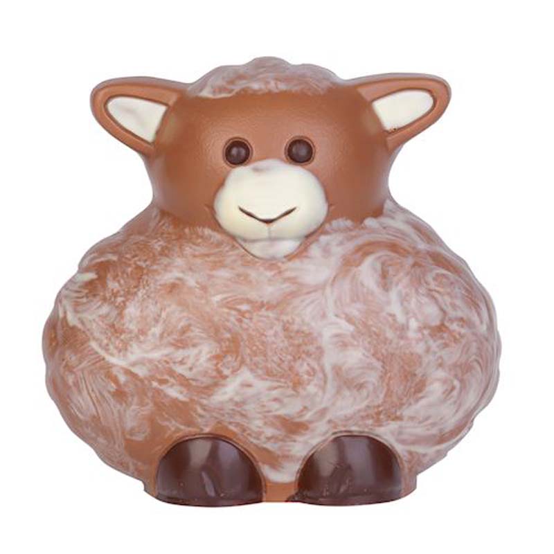 Chocolate World Hollow Figure Moulds - HB8057 - Spherical Sheep Molly 61mm - 61x57x40mm