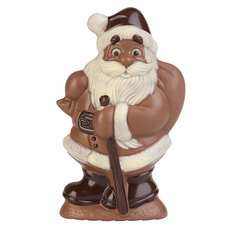 Chocolate World Hollow Figure Moulds - HB8102 - Santa Claus Karl 125mm - 125x76x49mm