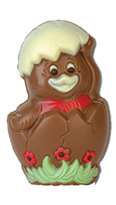 Chocolate World Hollow Figure Moulds - HB8160 - Chick + Egg 100mm - 100x62x49mm
