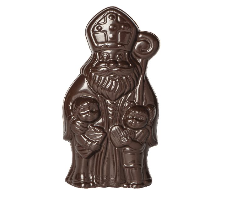 Chocolate World Hollow Figure Moulds - HC20003 - Saint Nicolas With Children 210mm - 210xN/AxN/Amm