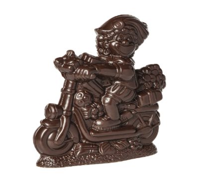 Chocolate World Hollow Figure Moulds - HC21004 - Pete On A Scooter 165mm - 165xN/AxN/Amm