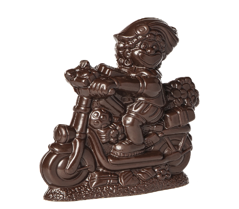 Chocolate World Hollow Figure Moulds - HC21004 - Pete On A Scooter 165mm - 165xN/AxN/Amm