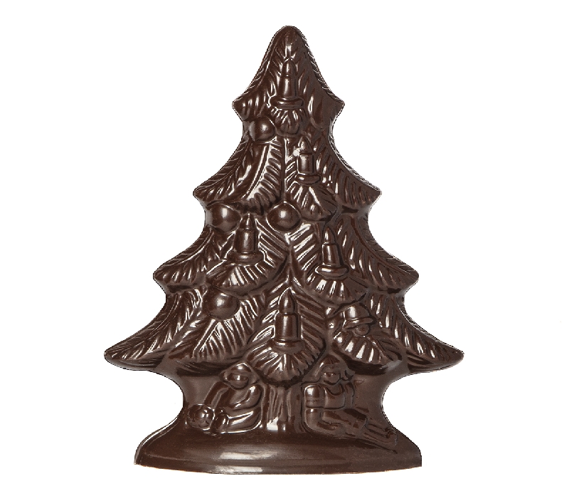 Chocolate World Hollow Figure Moulds - HC22100 - Christmas Tree With Dolls 180mm - 180xN/AxN/Amm