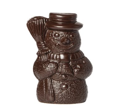 Chocolate World Hollow Figure Moulds - HC23002 - Snowman With Hat 155mm - 155xN/AxN/Amm