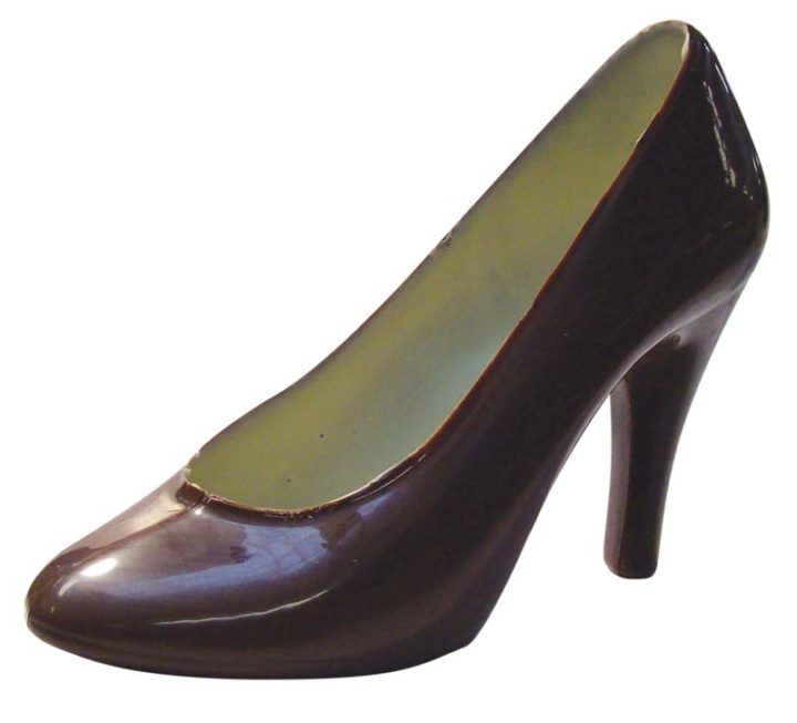 Chocolate World Hollow Figure Moulds - HM004 - Magnetic Ladies Shoe 127mm - 166.5x66x127mm