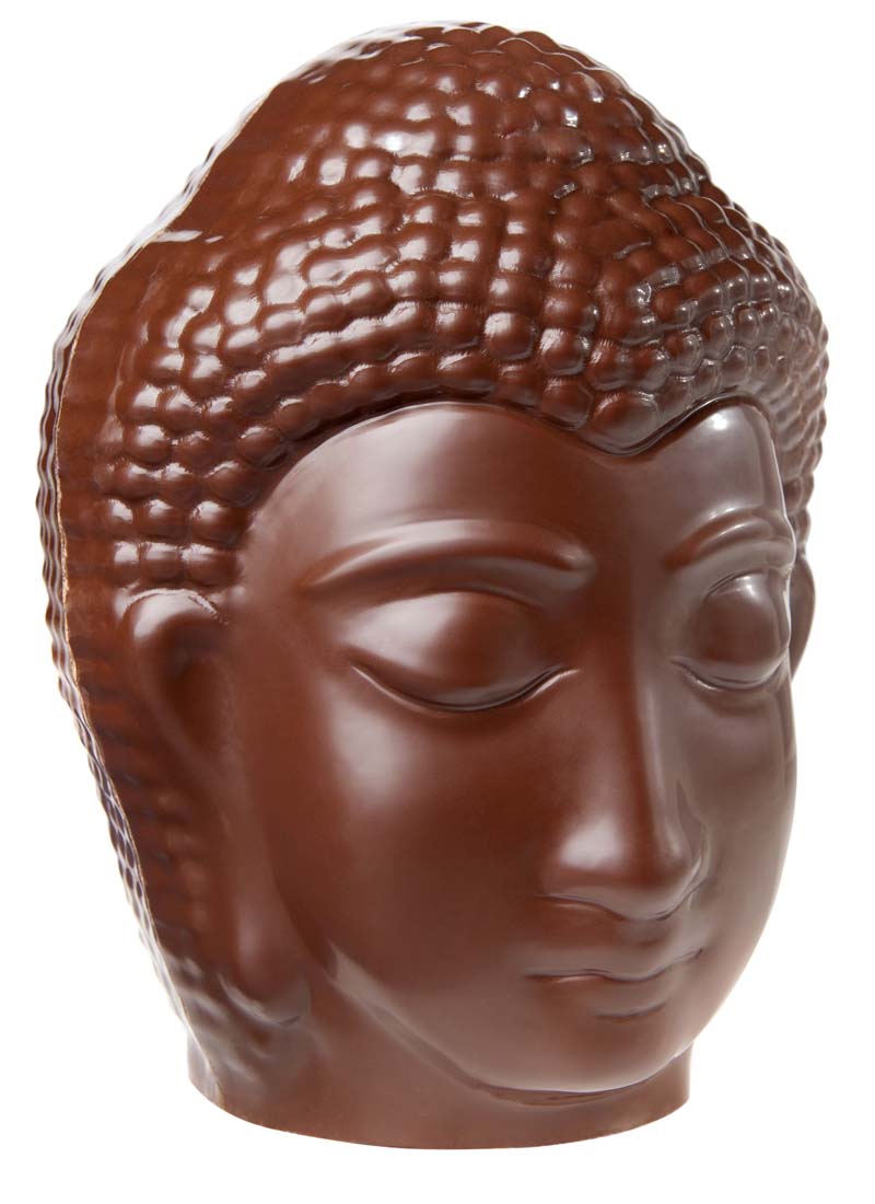 Chocolate World Hollow Figure Moulds - HM008 - Magnetic Budha 150mm - 113x113x150mm