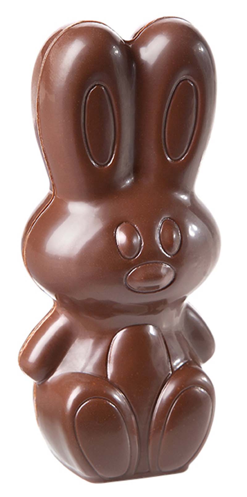 Chocolate World Hollow Figure Moulds - HM010 - Magnetic Rabbit 150mm - 68x57x150mm