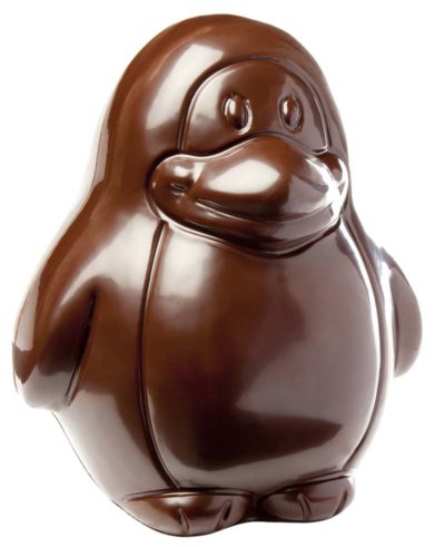 Chocolate World Hollow Figure Moulds - HM014 - Magnetic Penguin 100mm - 88x70.5x100mm