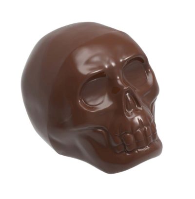 Chocolate World Hollow Figure Moulds - HM024 - Magnetic Skull - 103x150x106.5mm