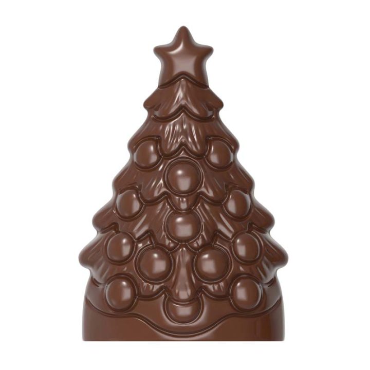 Chocolate World Hollow Figure Moulds - HM035 - Magnetic Christmas Tree 150mm - 90x100x150mm