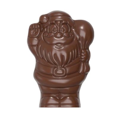 Chocolate World Hollow Figure Moulds - HM037 - Magnetic Santa Claus 150mm - 60x104x150mm