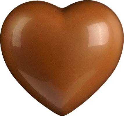 Hans Brunner One-Shot - Heart smooth style - OS-0004-SZ - Dimensions: Length: 30 mm